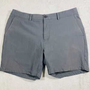 VRST Limitless Chino Shorts Mens 40 Grey 7 Inch Inseam Stretch Performance